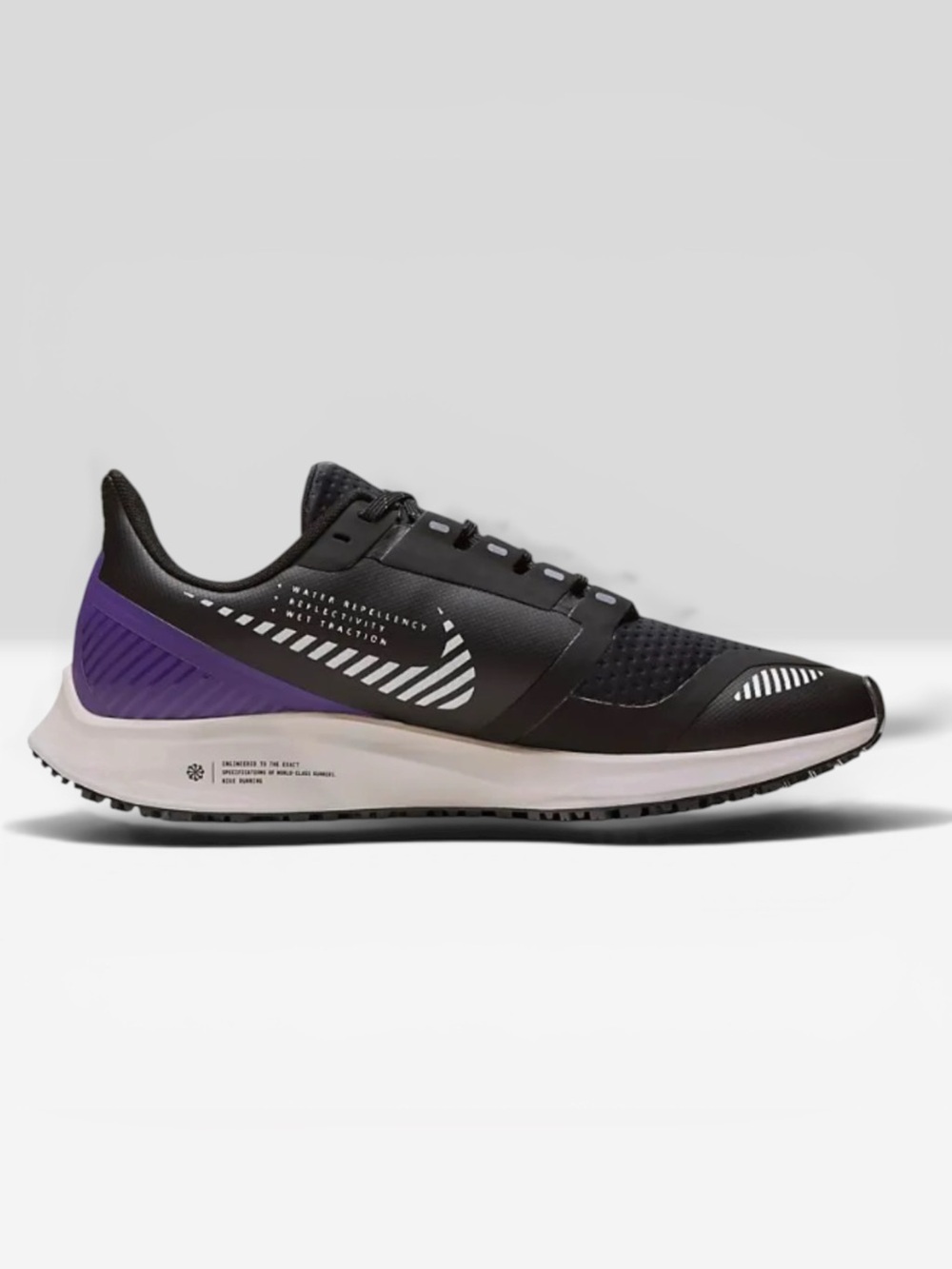 NIKE WOMEN'S PEGASUS 36 SHIELD RUNNING SHOES, SIZE 7.5